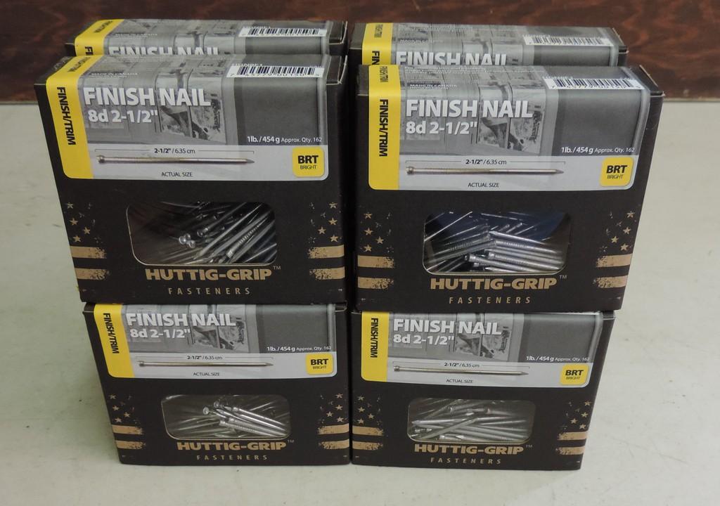 Lot of (8) 1 Pound Nails