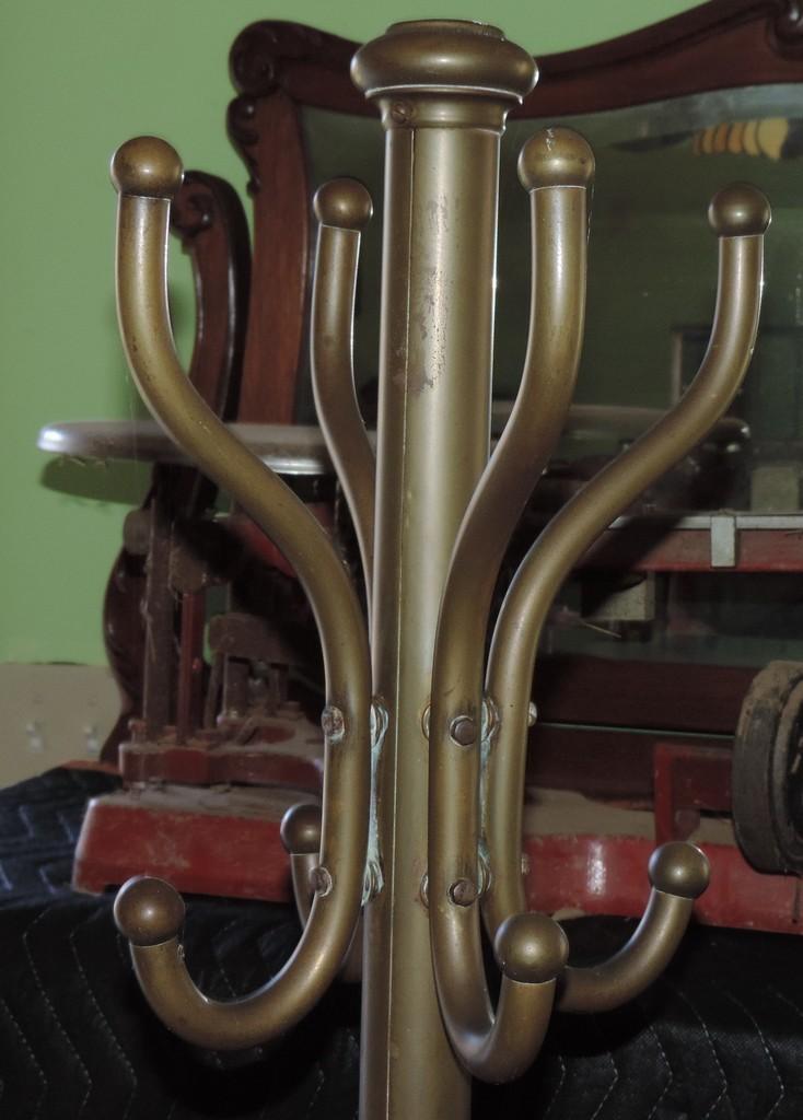 Victorian Brass Hat Rack