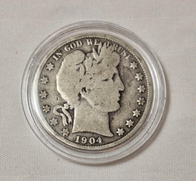 1904 Barber Half Dollar