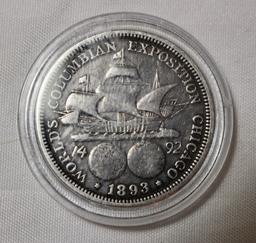 1893 Columbus  Half Dollar