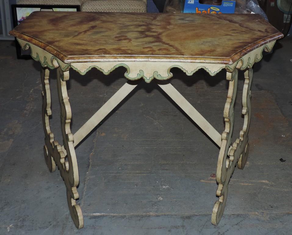 Chelsea House Italian Painted Console Table