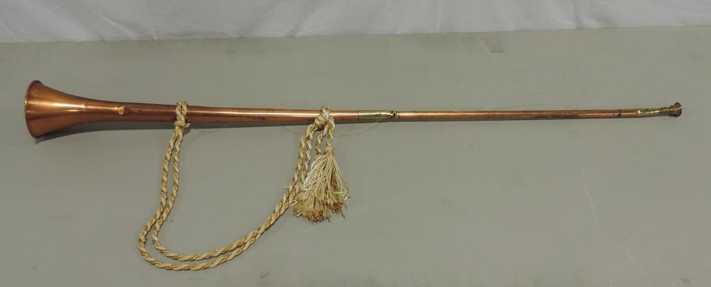 Copper & Brass Long Handle Horn