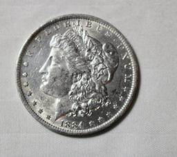 1884 O Uncirculated Morgan Silver Dollar