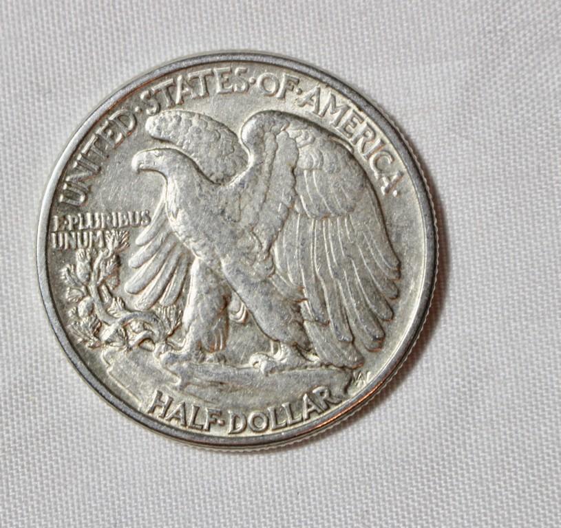 1942 AU+ Walking Liberty Half Dollar