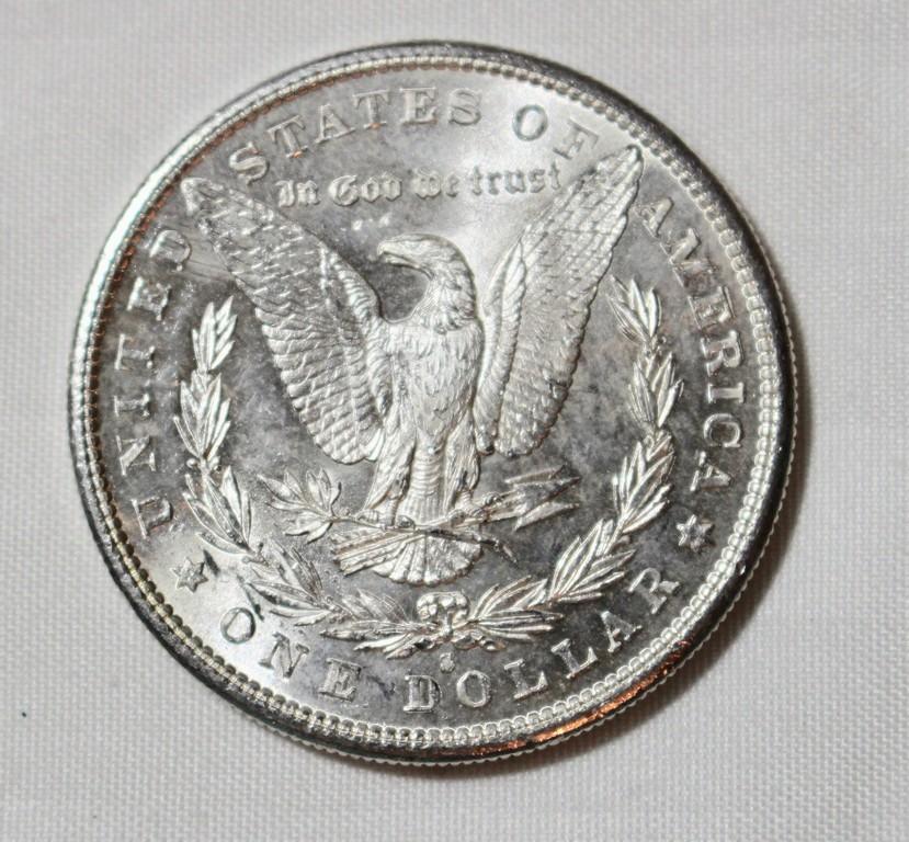 1881 S Uncirculated Morgan Silver Dollar