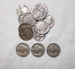 (17) No Date Buffalo Nickels