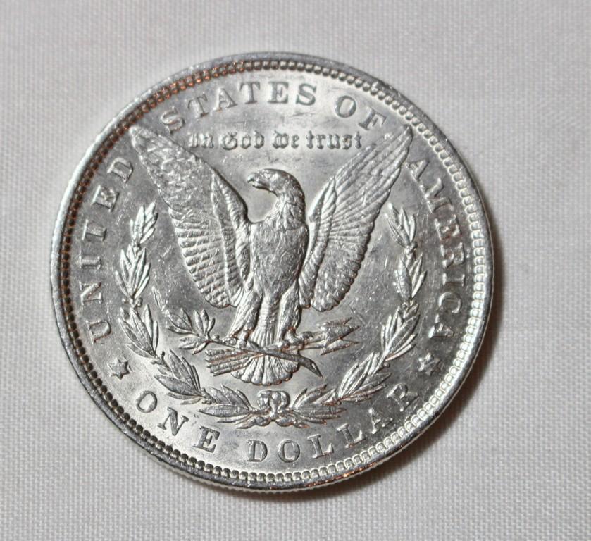 1889 Uncirculated Morgan Silver Dollar