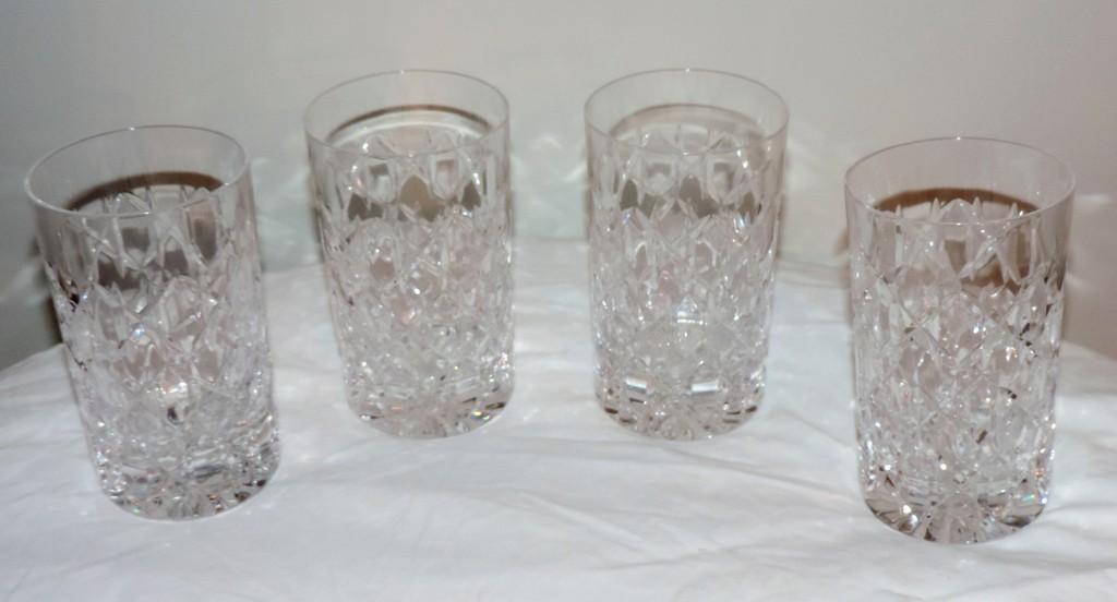 Set of 4 Water Glasses signed Tiffany and Co.