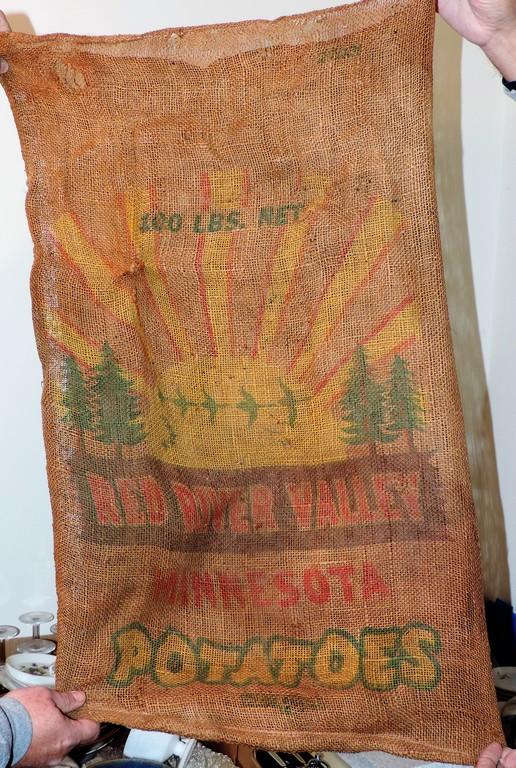 Antique Minnesota Potato Bag