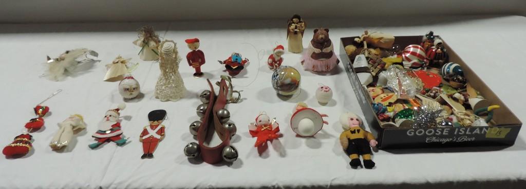 Collection Of Vintage Christmas Tree Ornaments