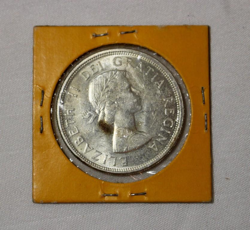 1964 Canada uncirculated Silver Dollar