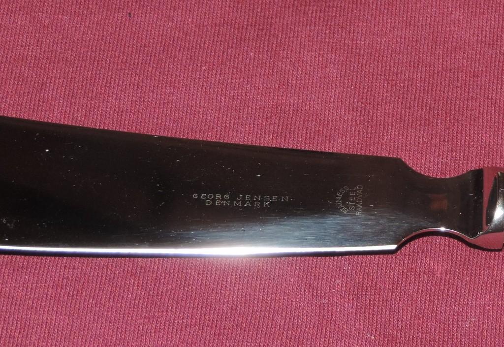 Georg Jenson,Denmark Acorn Konge, Sterling Silver Large Knife