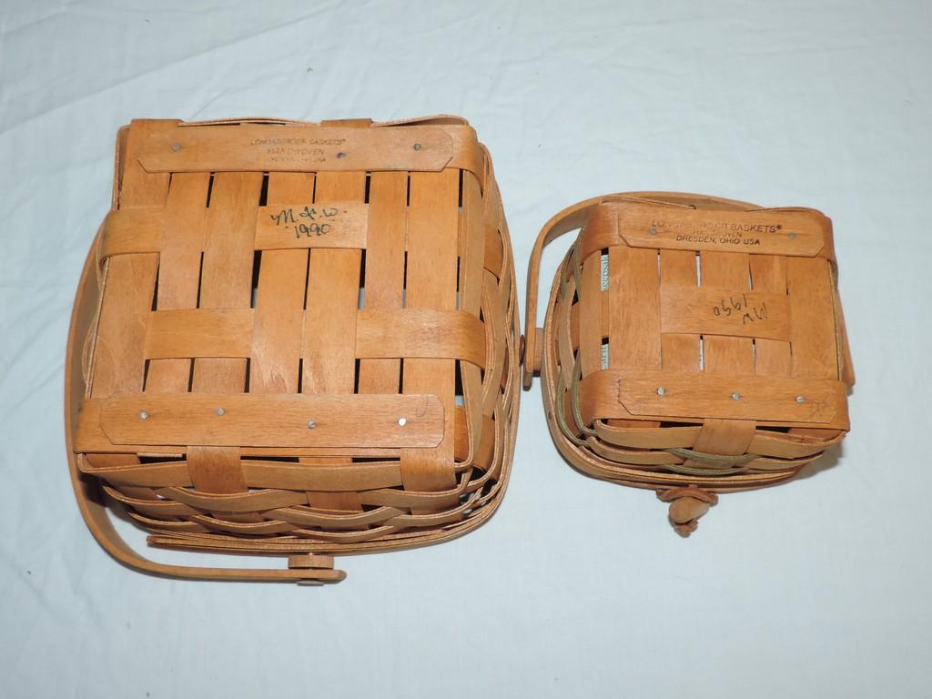 (2) Longaberger Baskets