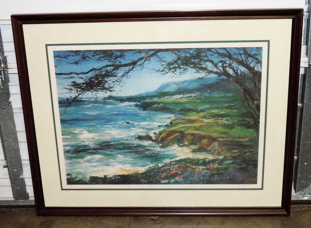 Framed Limited Edition Coastal Waterfront Print