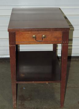 Mersman Mahogany 1 Drawer End Table