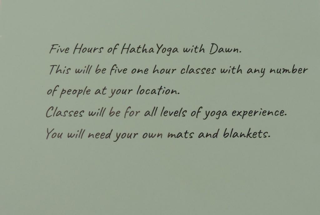 Five Hours of Free Hatha Yoga Classes with Dawn