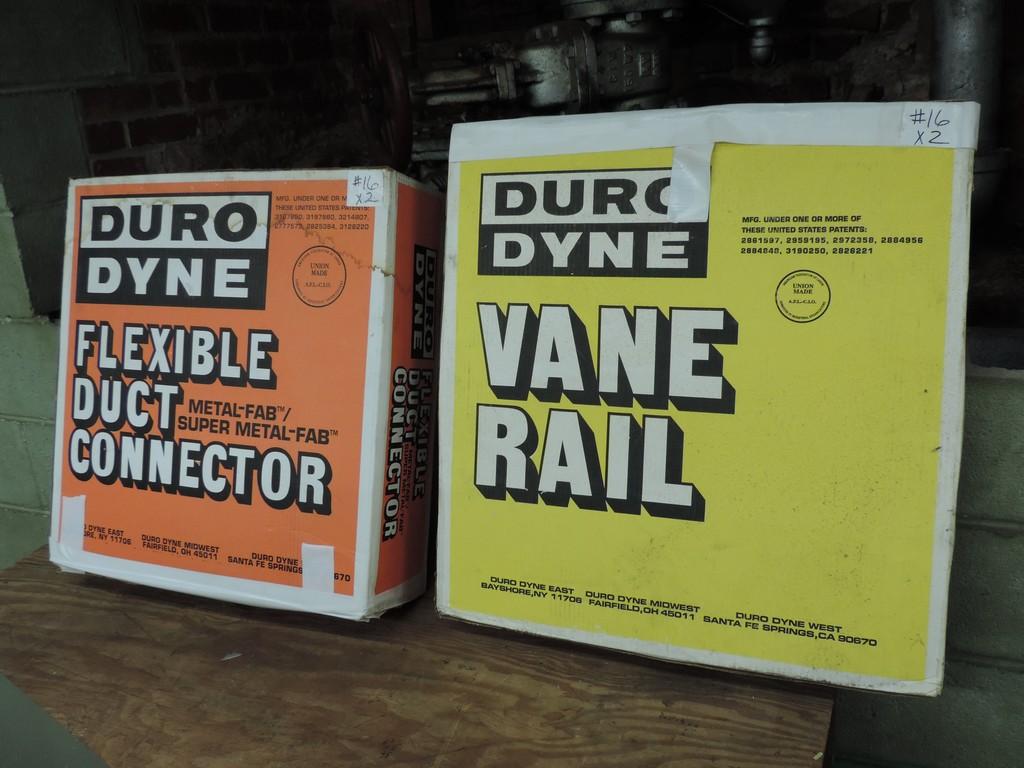 Duro Dyne Vane Rail and Flexible Duck Connector