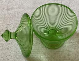 Lot of Vintage Lidded Glassware