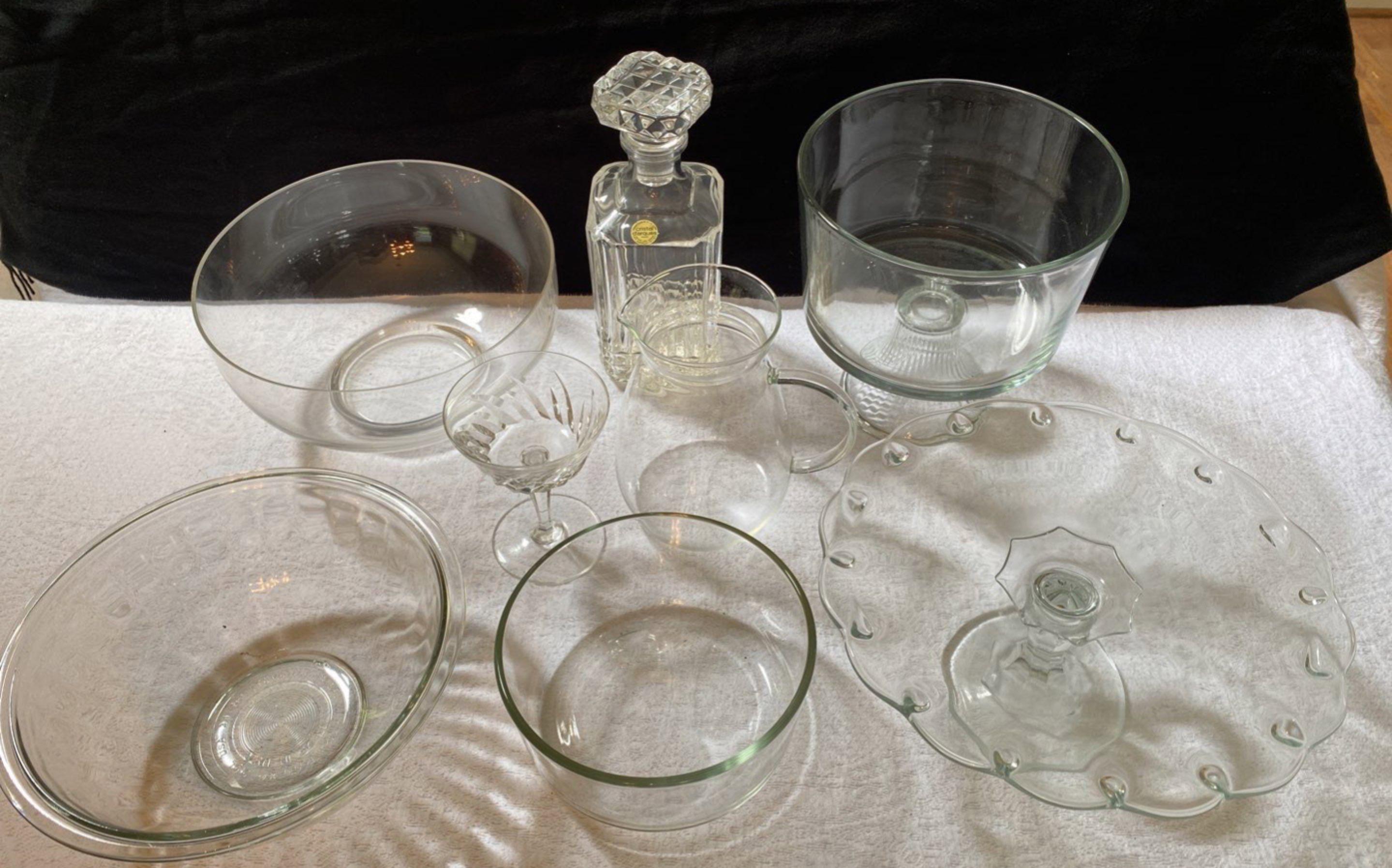 Lot of Vintage and Crystal Glassware