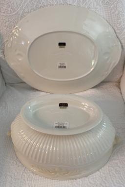 Lenox Soup Tureen and Candle Holders