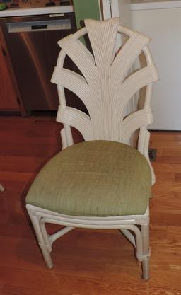 Rattan Style Kitchen Table and 4 Chairs