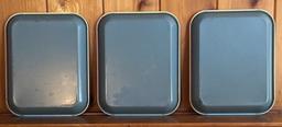 Lot of 3 Vintage Coca-Cola Trays