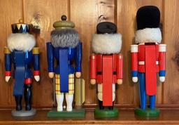 Lot of 4 Assorted Nutcrackers