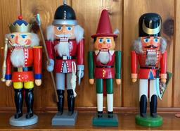 Lot of 4 Assorted Nutcrackers