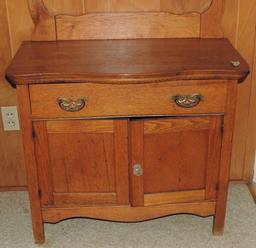 Oak  Wash Stand