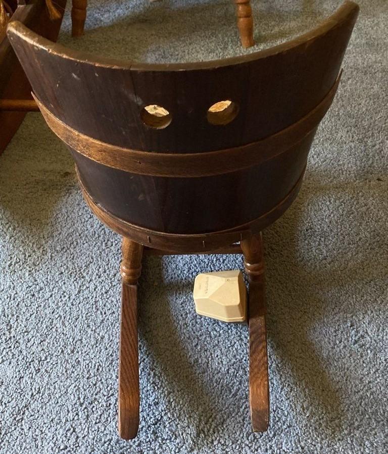 Lot of Wood Children’s Chairs, Stool and Rocker