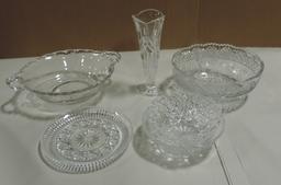 Pressed Glass Lot