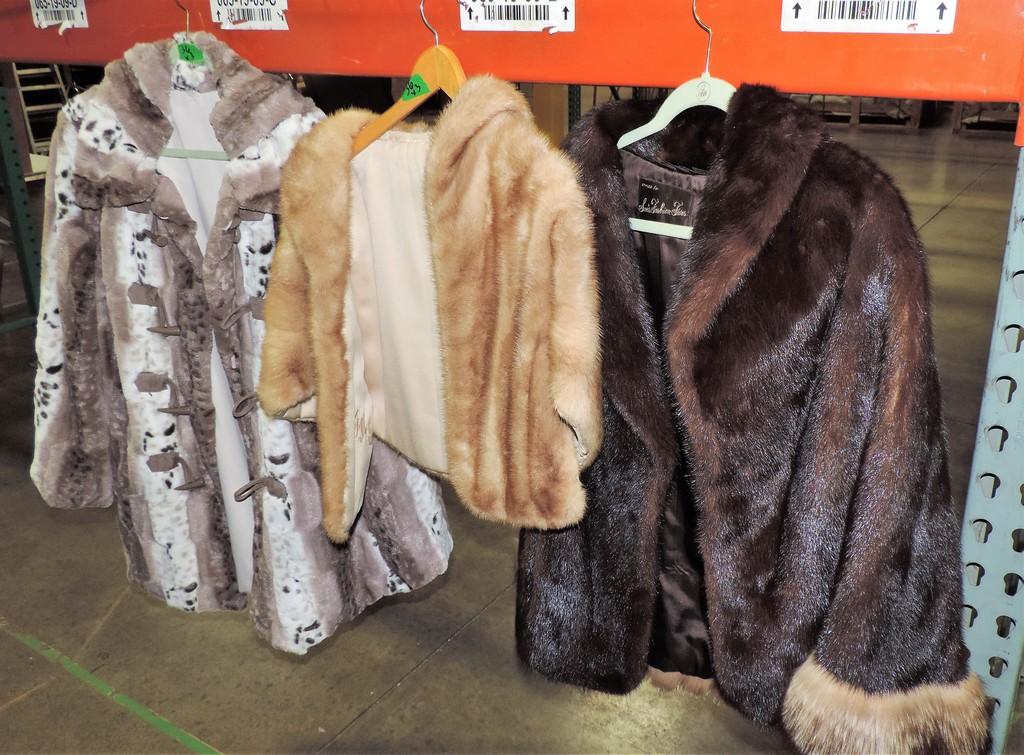 Fur Coat & Stole Lot