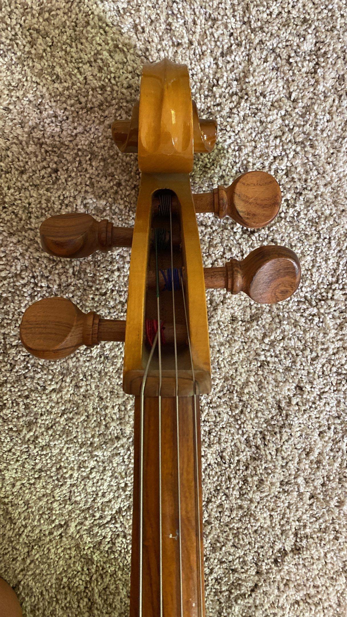 Blonde Wood Cello