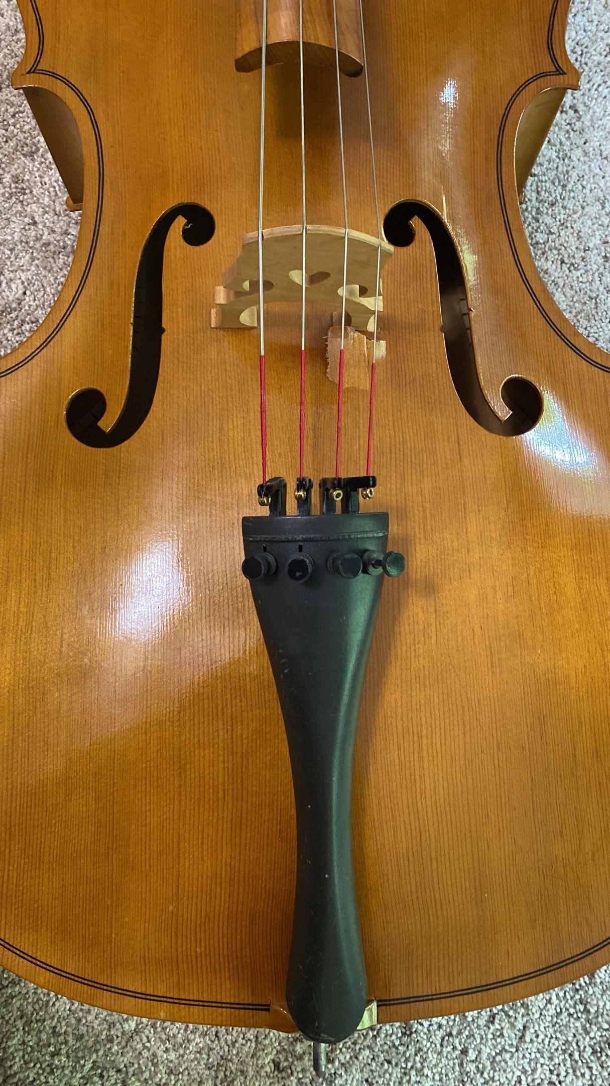 Blonde Wood Cello