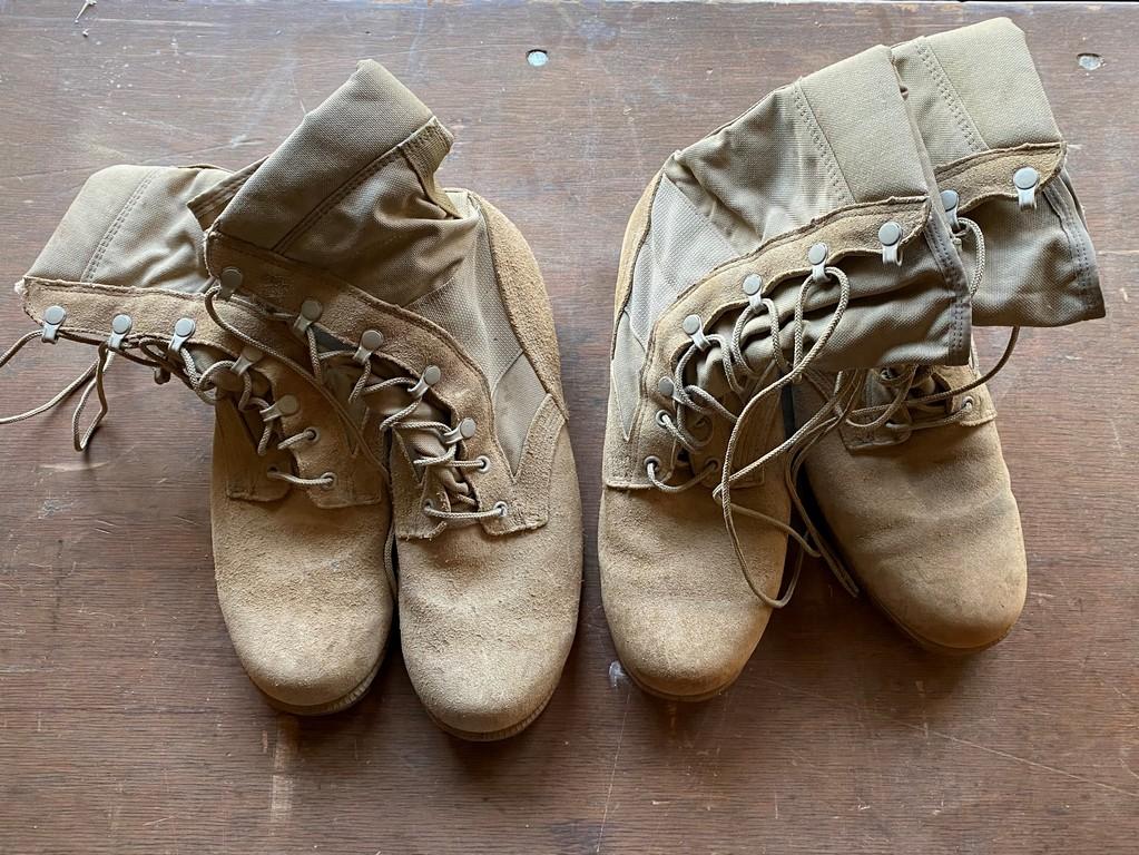 2 Pair Of Military Desert Boots