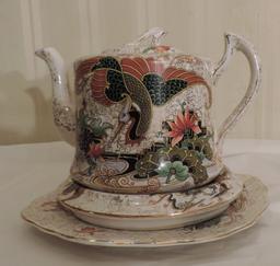 Phoenix Teapot and Underplate