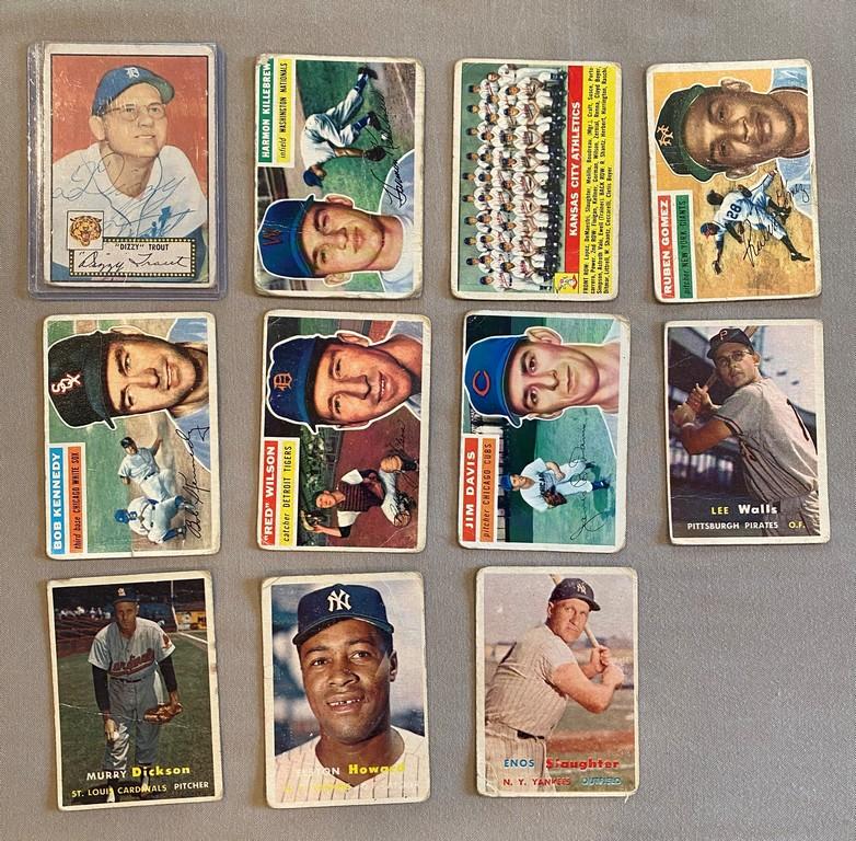 1952-57 Topps Mixed Lot