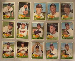 1965 Topps Team Senators Lot