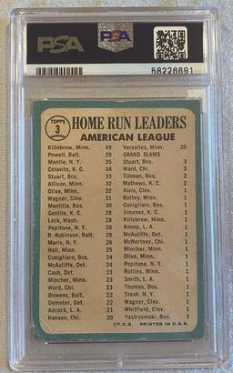 1965 Topps A.L. Home Run Leaders