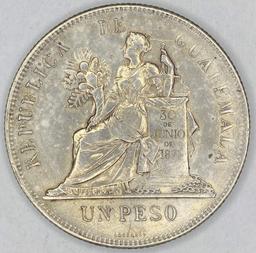 1984 Guatemala Silver Peso