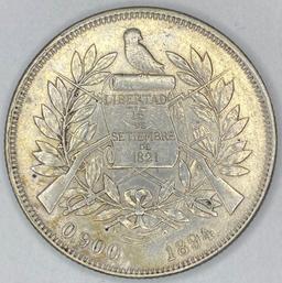 1984 Guatemala Silver Peso