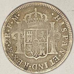 1786 Mexico Silver 2 Reales