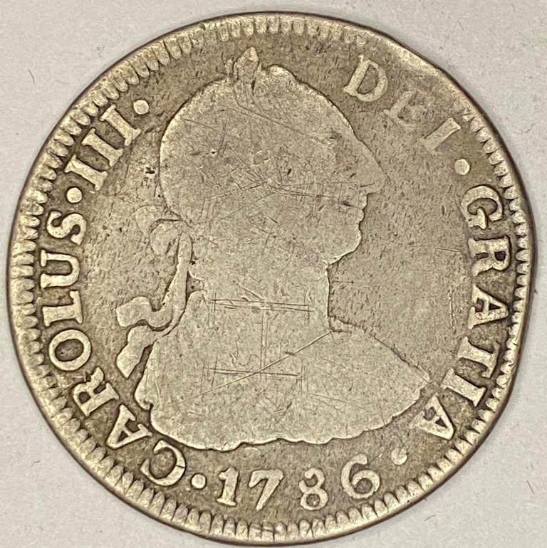 1786 Mexico Silver 2 Reales