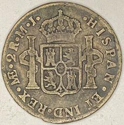 1779 Peru Silver 2 Reales