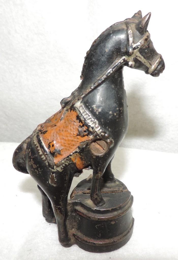 Antique Cast Iron Horse Bank