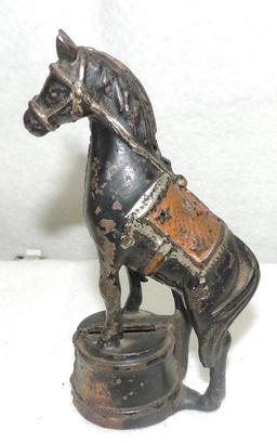 Antique Cast Iron Horse Bank