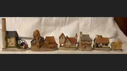 Lot Of 6 David Winter Houses