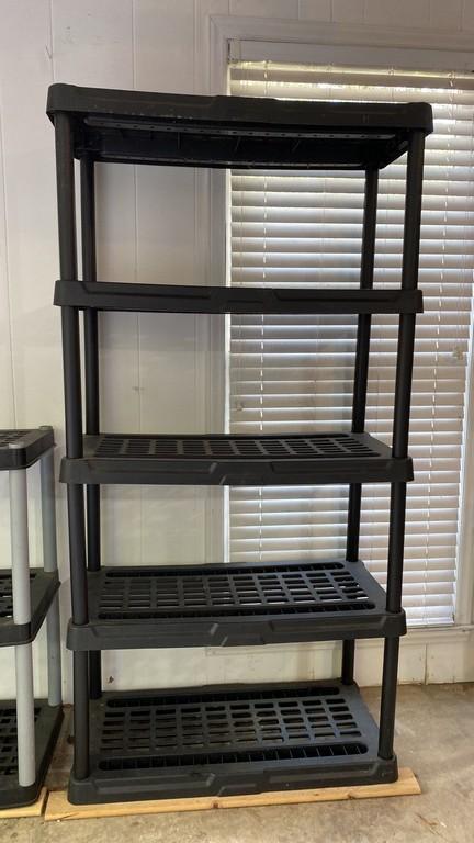 Two Plastic Shelves