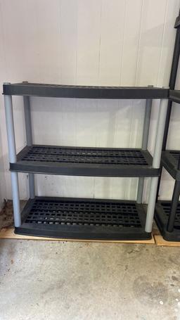 Two Plastic Shelves