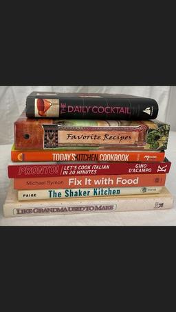 Cookbook & Bakeware Lot